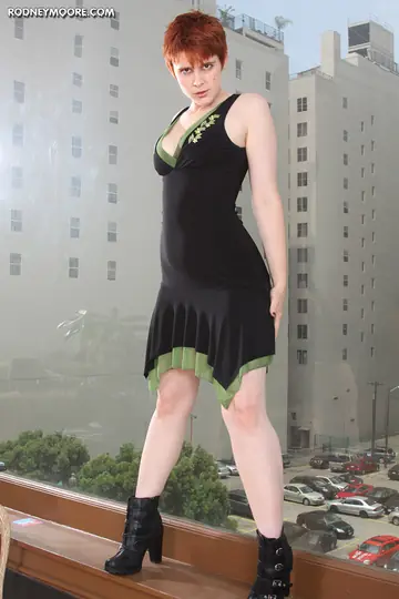 Pale Redhead Lesbians in Skirts Spread Hairy Pussies