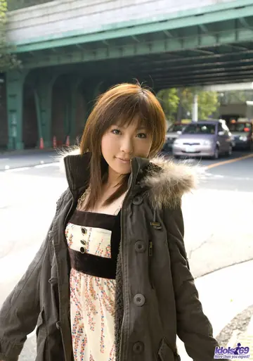 Rin Sakuragi – Slim Japanese Brunette Shows Panties and Strips Naked