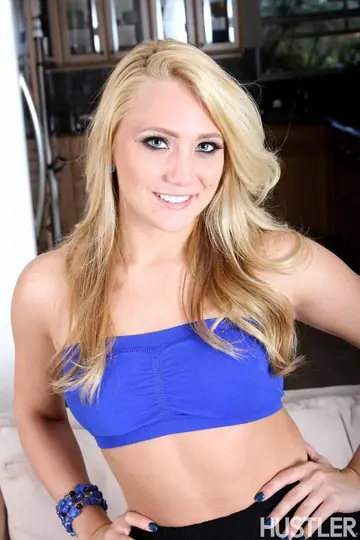 PAWG Blonde Strips Out of Her Skirt and Thong to Pose Nude