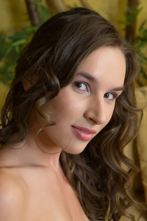 Patsy A: Petite Brunette in Stockings Spreads Her Pussy – photo 7 of 21