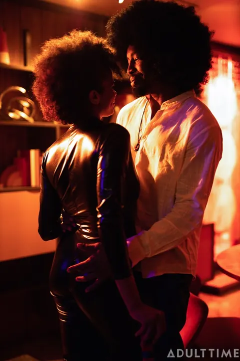 Alina Ali: Slim Ebony Curly Woman Has Sex While Clothed – photo 4 of 10