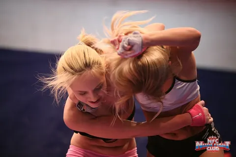 Nataly Von: Two Slim Blondes Lick and Finger Each Other Outdoors – photo 7 of 18