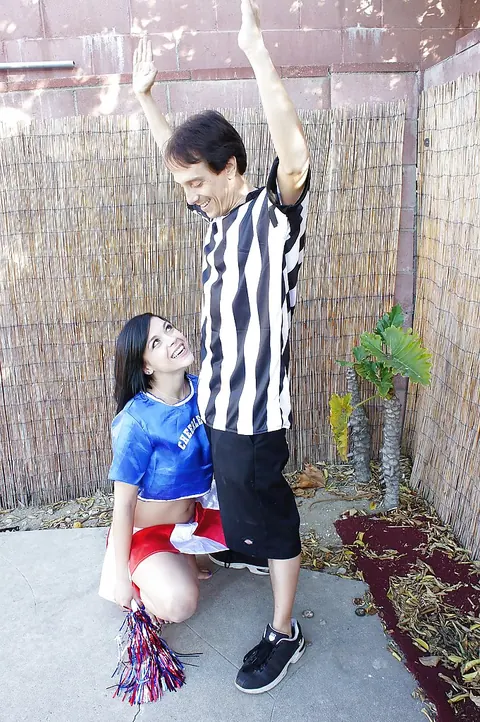 Savannah Camden: Latina Brunette in a Skirt Takes Anal Doggy Style Outdoors – photo 3 of 16