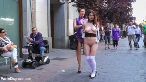 Zenda Sexy: Busty Redhead in Latex Sucks Cock and Takes a Dildo While Bound Outdoors – photo 6 of 15
