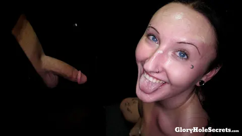 Brunette in Panties and Heels Takes Cum in Mouth and Swallows – photo 8 of 15