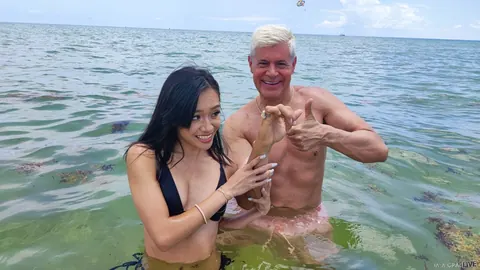 Gigi Dior: Mature Asian and Petite Blonde Share a Toy and Cock in a Threesome – photo 1 of 20