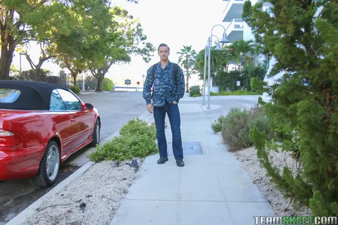 Athena Rayne: Slim Black-Haired Babe Gives a Blowjob and Rides Outdoors – photo 5 of 21
