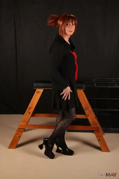 Busty Trans Woman Stands Nude and Turns to Show Her Curves – photo 2 of 15