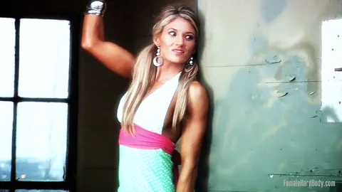 Abby Marie: Blonde MILF with Enhanced Tits Flexes Fit Physique Outdoors – photo 10 of 21