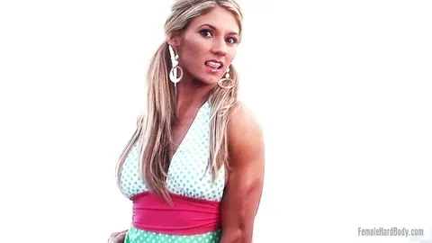 Abby Marie: Blonde MILF with Enhanced Tits Flexes Fit Physique Outdoors – photo 2 of 21