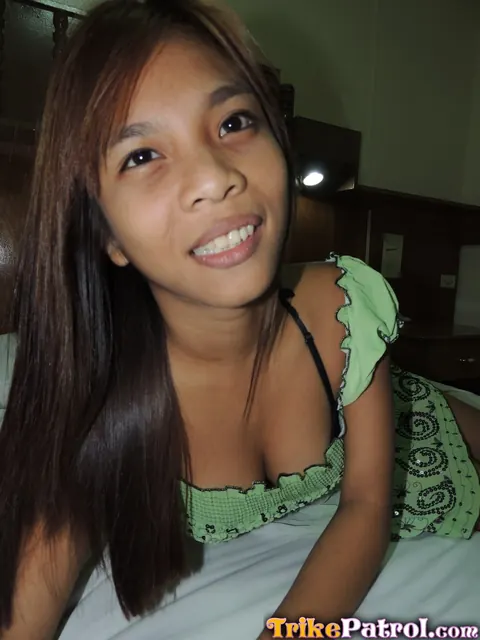 Petite Asian Brunette in a Skirt Rides for a Creampie – photo 4 of 15