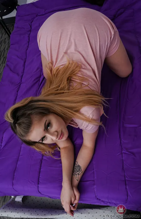 Taylor Blake: Blonde PAWG with Small Natural Tits Fingers Her Pussy – photo 1 of 21