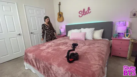 Nicole Aria: BBW Brunette in a Skirt Gets Fucked in the Bedroom – photo 2 of 12
