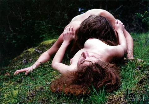 Woman Undresses and Poses Nude Arching Her Back – photo 3 of 21