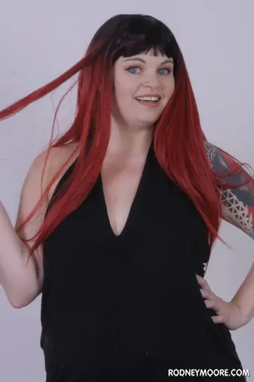 Curvy Redhead Strips and Fucks Her Partner to a Cumshot