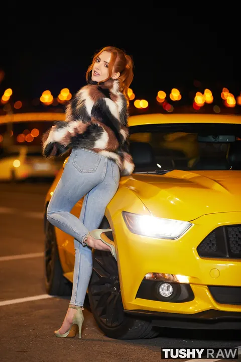 Scarlett Jones: Busty Redhead Takes Anal and a Butt Plug in the Car – photo 2 of 20