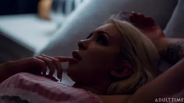 Trans Woman Undresses Fully and Poses Naked Showing Cock