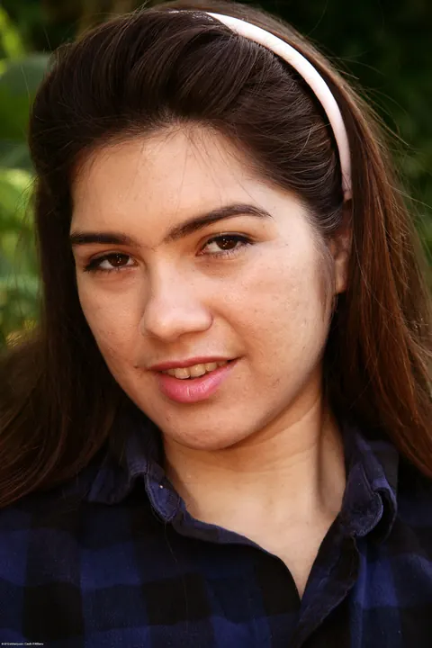 Felix Weatherwood: Petite Hairy Brunette Poses and Shows Her Bush – photo 1 of 21