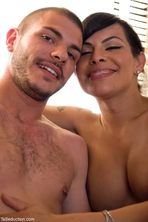 Trans Woman Dominates Her Man in Bondage and Anal Sex – photo 20 of 21