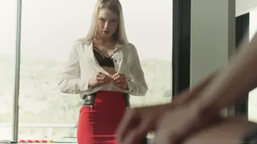 Gina Gerson – Blonde European and Brunette Russian in Lingerie Share Lesbian Sex