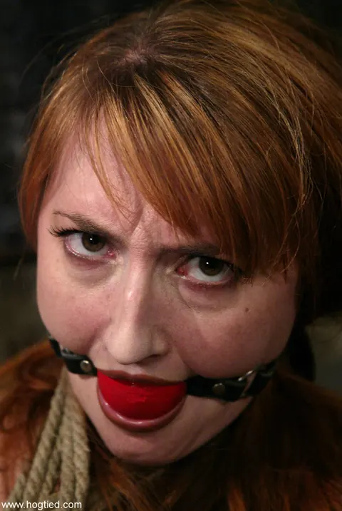 Kendra James: Redheaded MILF Submits to Bondage and a Dildo in the Basement – photo 12 of 21
