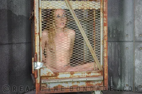 Paintoy Emma: Skinny Mature Brunette in Shorts Bound in BDSM Threesome – photo 13 of 16