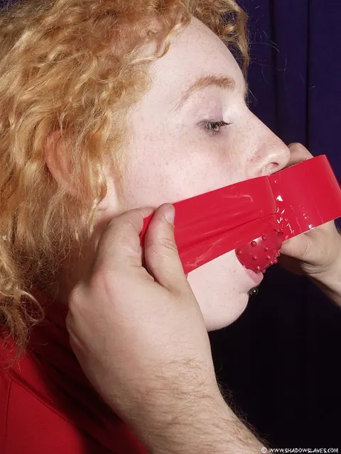 Pale Curly Redhead Gets Bound in Rope Bondage – photo 3 of 12