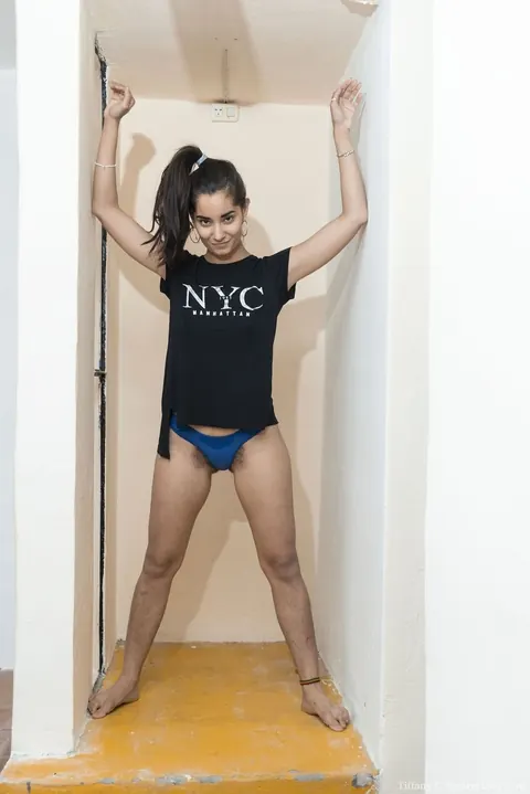 PAWG Strips Nude and Spreads Her Hairy Ass – photo 2 of 16