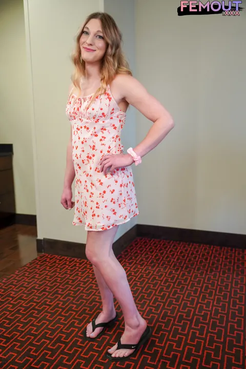 Trans Woman Strips and Poses Nude in Explicit Shots – photo 1 of 16