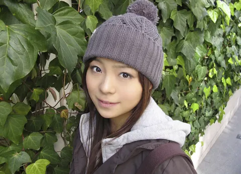 Japanese Brunette Masturbates and Fingers Herself Doggy Outdoors – photo 1 of 16