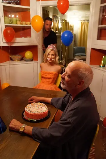 Bella Rose – Petite British MILF Has a Birthday Threesome