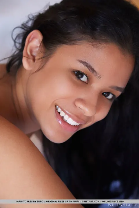 Karin Torres: Thick Latina Strips Out of Her Lingerie and Spreads on the Bed – photo 18 of 18