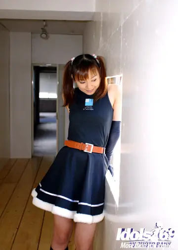 Japanese Woman in a Skirt and Boots Spreads Her Hairy Pussy