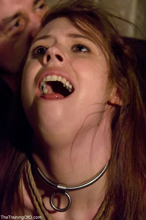 Skinny Redhead Finger-Fucks Herself While Bound – photo 10 of 21