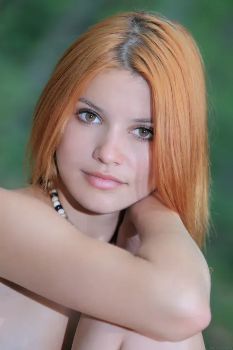 Violla A: Slim Redhead Strips Out of Her Jeans and Spreads Her Pussy Wide – photo 13 of 21