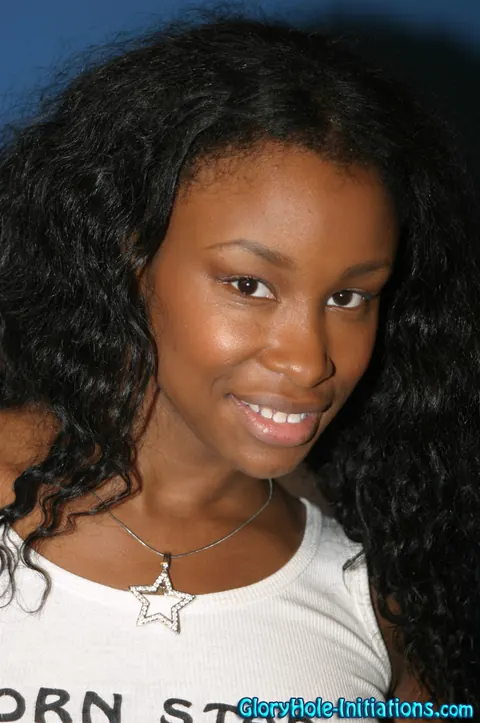 Kianna Jayde: Ebony Brunette with Piercing Takes Gloryhole Cock and Swallows – photo 1 of 15