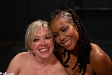 Dee Williams: Busty Blonde MILF Endures Lesbian BDSM Anal Play with Thick Ebony Brunette – photo 13 of 20