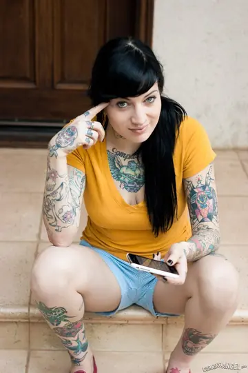 Moretta Cox – Tattooed Latina Babes in Bikinis and Shorts Suck Cock and Take Anal