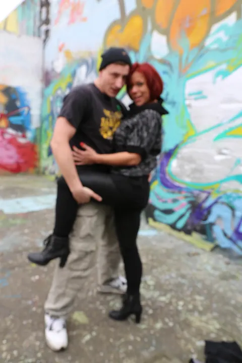 Jolyne Joy: European Redhead MILF Sucks and Fucks Outdoors – photo 1 of 18