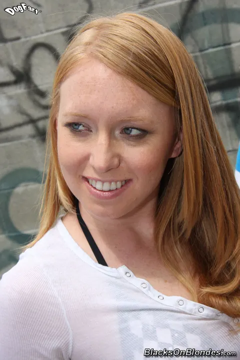 Ami Emerson: Petite Redhead MILF Takes BBC Gangbang Facials in a Skirt – photo 2 of 21