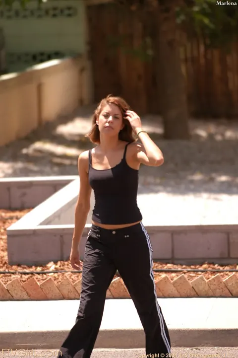 Marlena Mason: Latina Flashes Her Natural Tits and Pussy Outdoors – photo 10 of 21