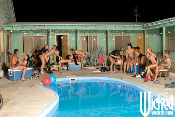 Jessica Drake – Busty Asian and Ebony MILFs Take Anal and Facials Poolside