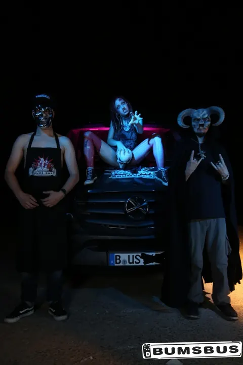 Jezzicat: German Redhead Takes Multiple Men in a Halloween Gangbang – photo 15 of 19