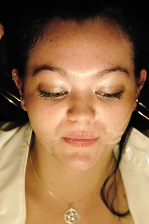 Donna Derriere: Brunette Nurse Sucks Cock and Takes a Facial – photo 20 of 21