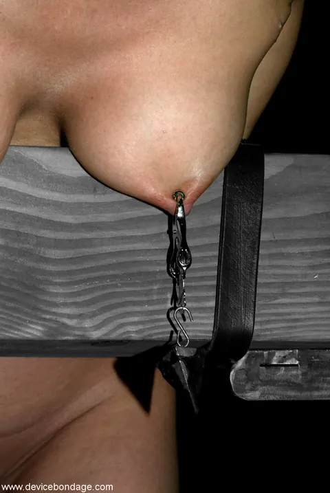 Jade Marxxx: Bound Brunette MILF Takes a Dildo in Bondage – photo 19 of 21