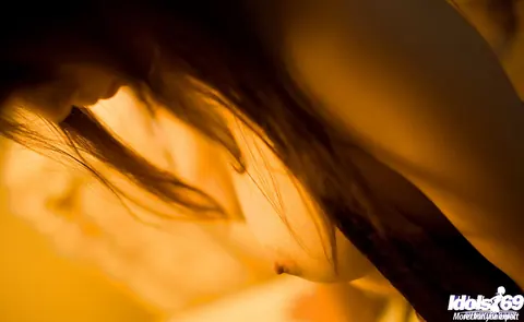 Aya Hirai: Thick Asian Brunette Fingers Her Hairy Pussy – photo 13 of 15