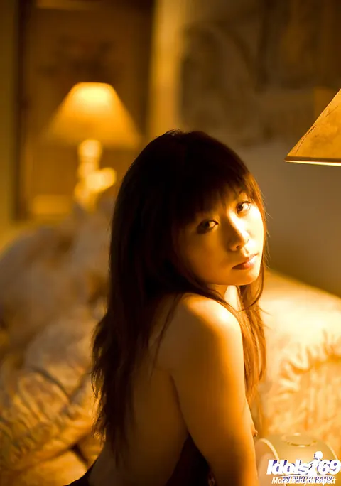 Aya Hirai: Thick Asian Brunette Fingers Her Hairy Pussy – photo 14 of 15