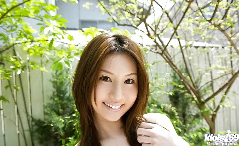 Tatsumi Yui: Petite Japanese Brunette Strips Out of Her Panties – photo 3 of 15
