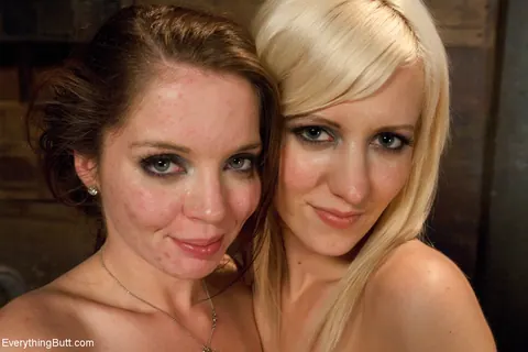 Cherry Torn: Short-Haired Blonde in Stockings Takes BDSM Anal in a Threesome – photo 21 of 21