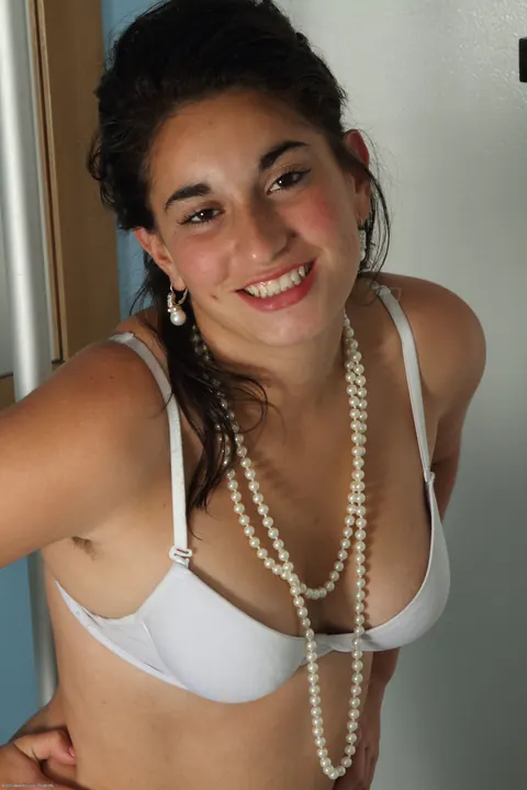 Petite Latina Brunette Undresses and Spreads Her Hairy Pussy – photo 2 of 21